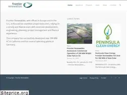 Sites similar to frontier-renewables.com