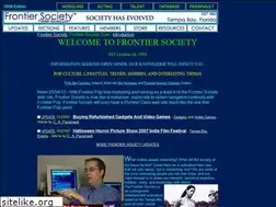 Sites similar to frontier-society.com