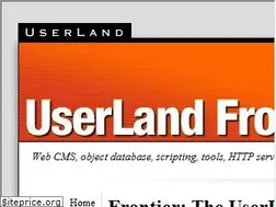 Sites similar to frontier.userland.com