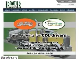 Sites similar to frontierlogistics.com