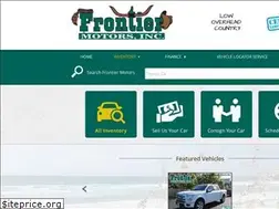 Sites similar to frontiermotorsinc.com