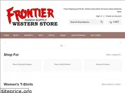 Sites similar to frontierwesternstore.com