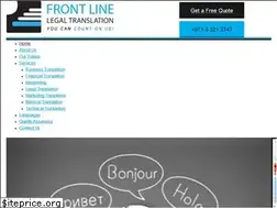 Sites similar to frontlinetranslation.com