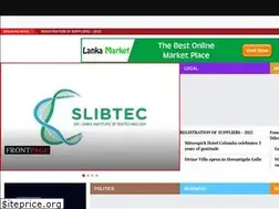 Sites similar to frontpage.lk