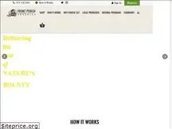Sites similar to frontporchorganics.net