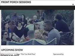 Sites similar to frontporchsessions.com