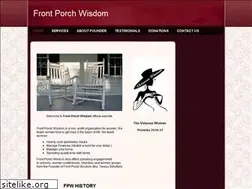 Sites similar to frontporchwisdom.com