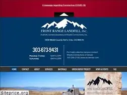 Sites similar to frontrangelandfill.com