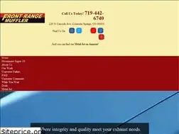 Sites similar to frontrangemuffler.com