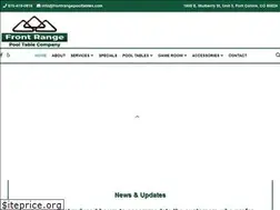 Sites similar to frontrangepooltables.com