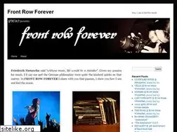 Sites similar to frontrowforever.net