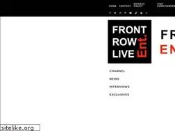 Sites similar to frontrowliveent.com