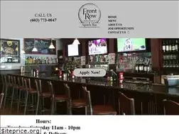 Sites similar to frontrowpizzeria.com