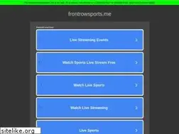 Sites similar to frontrowsports.me