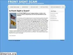 Sites similar to frontsightscam.com