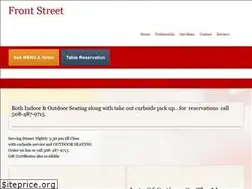 Sites similar to frontstreetrestaurant.com
