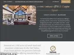 Sites similar to frostcreek.com