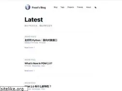 Sites similar to frostming.com