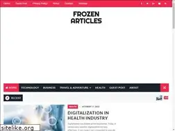 Sites similar to frozenarticles.blogspot.com