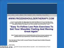 Sites similar to frozenshouldertherapy.com