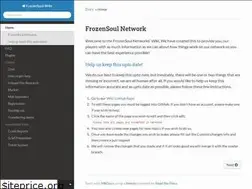 Sites similar to frozensoul-wiki.readthedocs.io