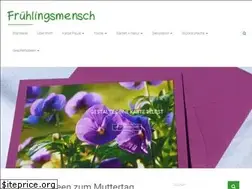 Sites similar to fruehlingsmensch.de