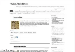 Sites similar to frugalabundance.com