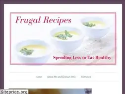 Sites similar to frugalrecipes.wordpress.com