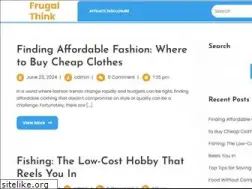 Sites similar to frugalthink.com