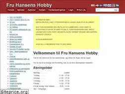 Sites similar to fruhansenshobby.dk