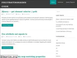 Sites similar to fruitbatscode.com