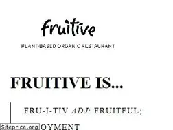 Sites similar to fruitive.com