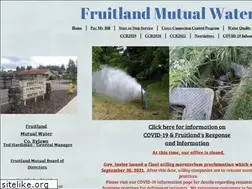 Sites similar to fruitlandwater.com
