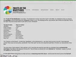 Sites similar to fruitsofthebeatitudes.org