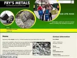 Sites similar to frysmetals.com