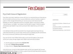 Sites similar to fryzcredit.com