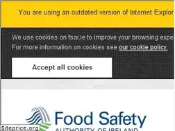 Sites similar to fsai.ie
