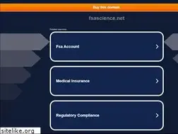 Sites similar to fsascience.net