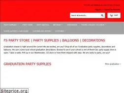 Sites similar to fspartystore.com