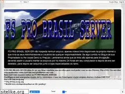 Sites similar to fsprobrasilserveroficial.blogspot.com