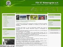 Sites similar to fsv07-rittersgruen.de
