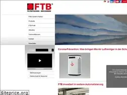 Sites similar to ftb-filtertechnik.de