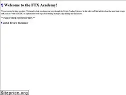 Sites similar to ftx.academy