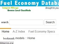 Sites similar to fueleconomydb.com