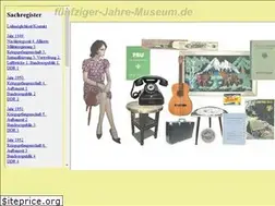 Sites similar to fuenfziger-jahre-museum.de