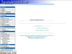 Sites similar to fuentedecantos.net