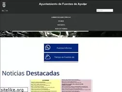 Sites similar to fuentesdeayodar.es