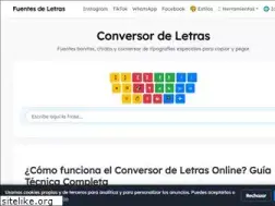 Sites similar to fuentesdeletras.net
