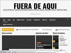 Sites similar to fueradeaqui.com