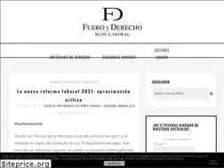 Sites similar to fueroyderecho.es